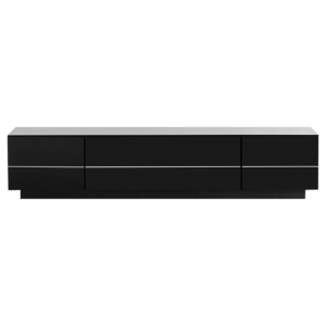 Modrest Caeden High Gloss TV Stand - Black 