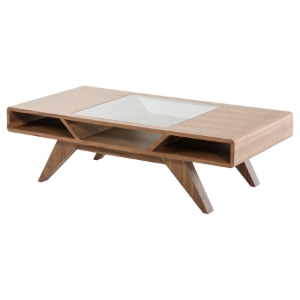 Nova Domus Soria Modern Rectangular Coffee Table - Walnut 