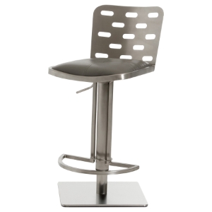 Modrest Cora Modern Bar Stool - Gray 