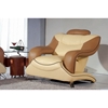 Divani Casa Bonded Leather Sofa Set - Cream, Camel - VIG-VGBN7055-CAM