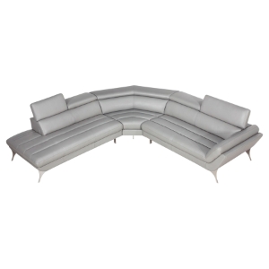 Divani Casa Graphite Sectional Sofa - Gray 