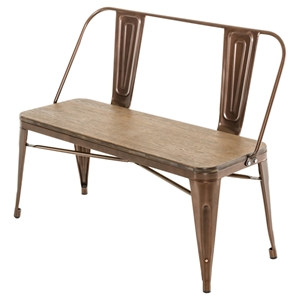 Modrest Edison Modern Bench - Cooper and Brown 