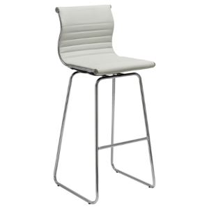 Modrest Amara Modern Bar Stool - White (Set of 2) 