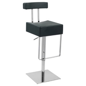 Modrest Barstool - Black, Adjustable Height 