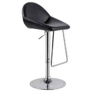 Modrest Mel Bar Stool - Black, Swivel, Adjustable 