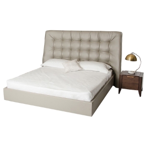Modrest Codex Modern 2 Pieces Leatherette Bedroom Set - Gray 