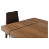 Aura Dining Table - Walnut - VIG-VGCND10501-V36A
