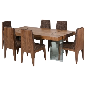 Aura Dining Table - Walnut 