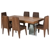 Aura Dining Table - Walnut - VIG-VGCND10501-V36A