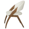 Modrest Lucas Dining Chair - Cream, Walnut - VIG-VGCSCH-16029-CRM