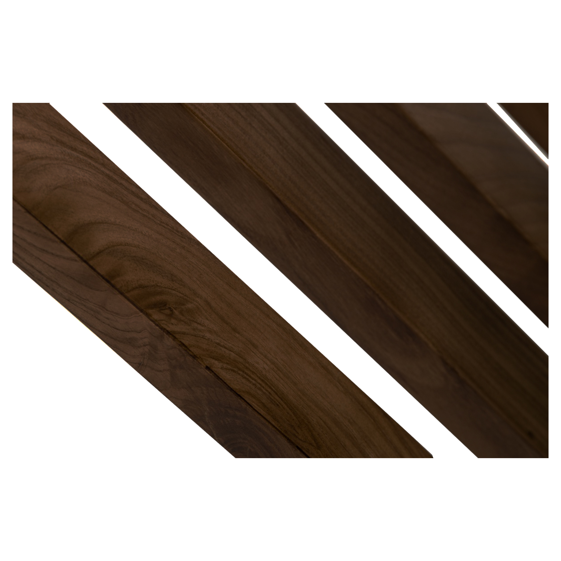 Modrest Draper Rectangular Dining Table - Walnut and Clear | DCG Stores