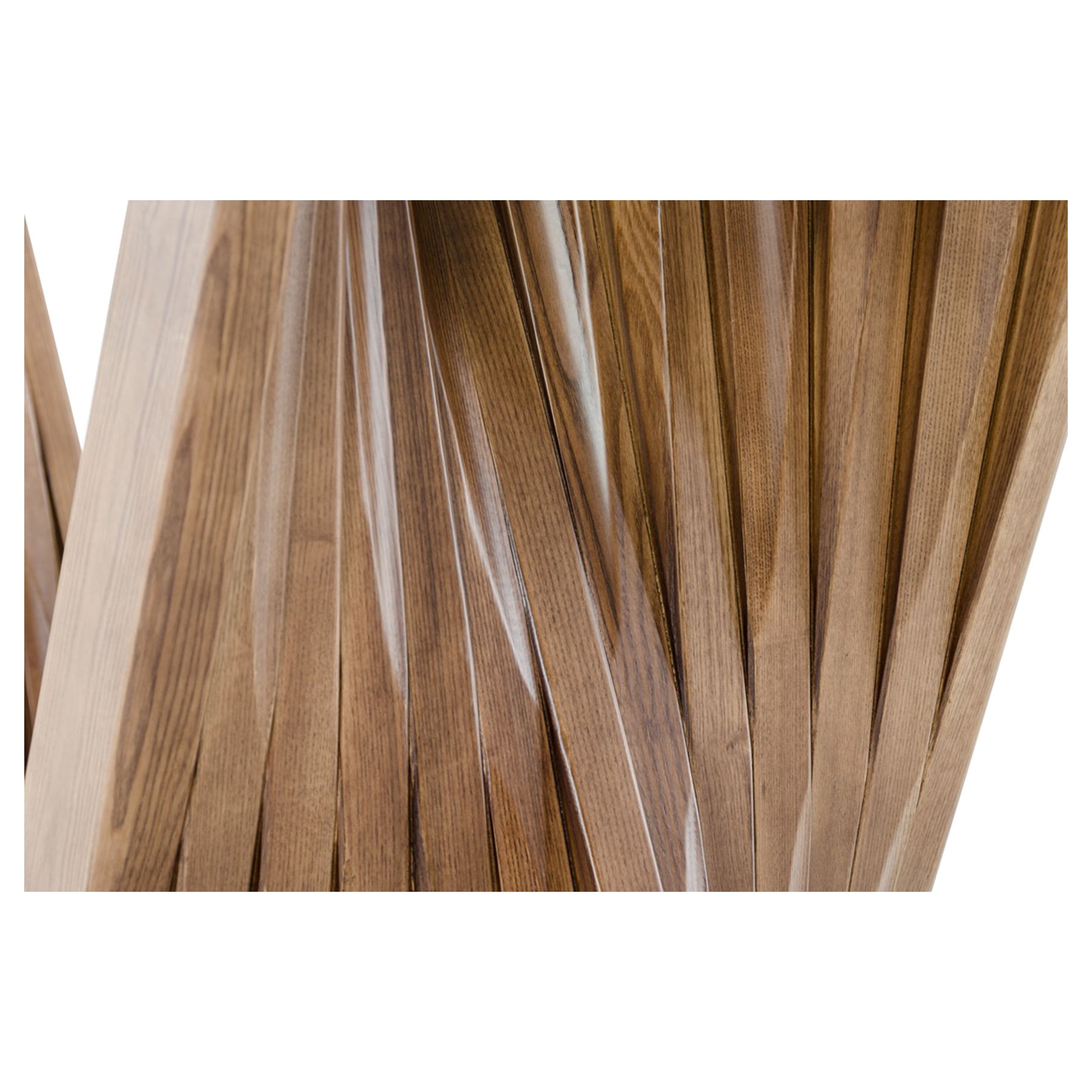 Modrest Corbin Modern Rectangular Dining Table - Walnut and Clear | DCG ...