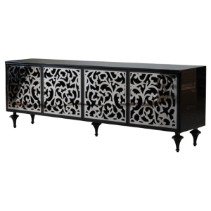 Versus Ambra Buffet - 4 Doors, Black 