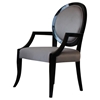 Versus Arm Chair - Fabric Seat, Black Base (Set of 2) - VIG-VGDVLS307