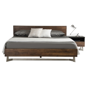Modrest Wharton Modern Bedroom Set - Dark Oak 
