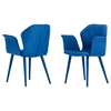 Modrest Astoria Modern Fabric Dining Chair - Blue (Set of 2) - VIG-VGEUMC-8160CH-A