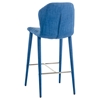 Modrest Astoria Modern Fabric Bar Stool - Blue - VIG-VGEUMC-8160CH-B
