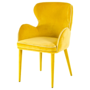 Modrest Tigard Dining Chair - Yellow 