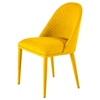 Modrest Brooke Modern Fabric Dining Chair - Yellow (Set of 2) - VIG-VGEUMC-9081CH-YEL