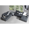 Divani Casa Phantom Sectional Sofa - Ottoman, End Table, Gray - VIG-VGEV-SP-5005GR