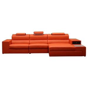 Divani Casa Polaris Mini Sectional Sofa - Lighting 