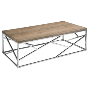 Modrest Jayton Modern Rectangular Coffee Table - Walnut 