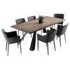 Modrest Norse Modern Rectangular Dining Table - Brown and Black - VIG-VGEWF2196ALA