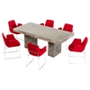 Modrest Saber Dining Table - Gray - VIG-VGGR640590