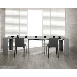 Modrest Morph Compact Extendable Dining Table - Gray 