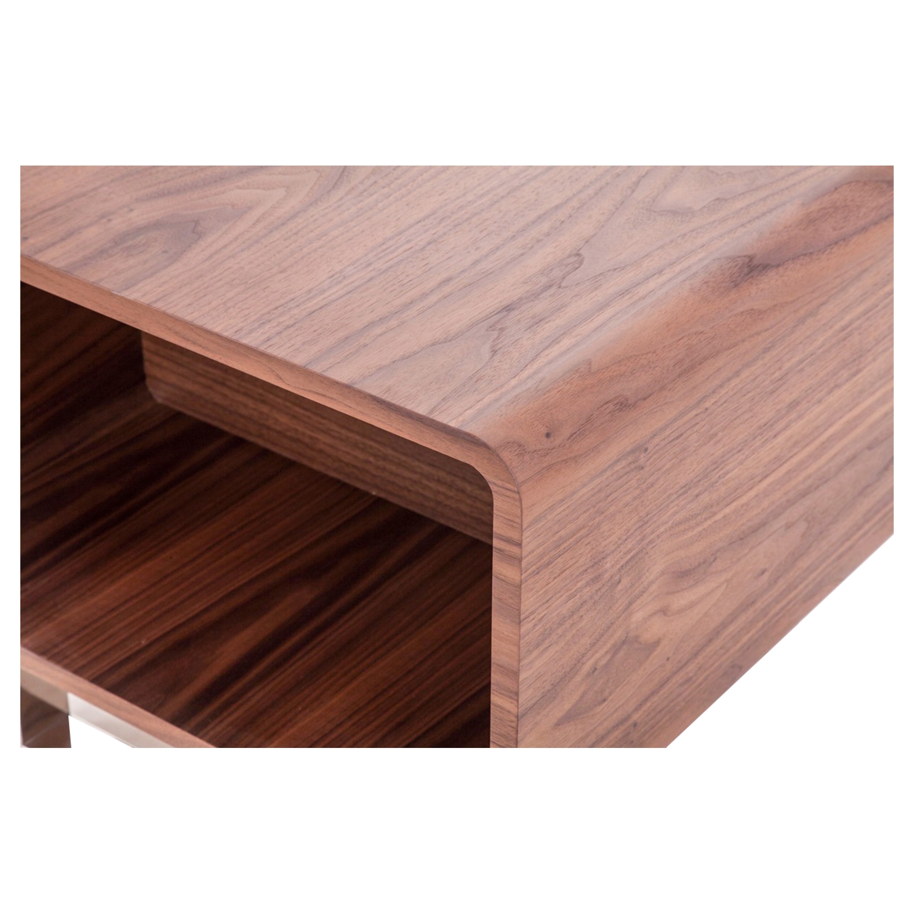 Modrest Avis Modern End Table - Walnut | DCG Stores