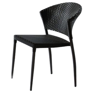 Renava Modern Patio Chair - Black 