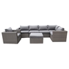 Renava Catalina 7 Pieces Outdoor Sectional Sofa Set - Gray - VIG-VGIC-FS-012I
