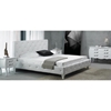 Modrest Monte Carlo Queen Bed with Crystals - White - VIG-VGJYMONTECARLO-WHT-C-Q