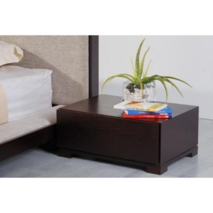 Curve Nightstand - 1 Drawer, Wenge 
