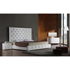Modrest Elbrus Modern Leather Platform Bed - White - VIG-VGKCELBRUS-WHT