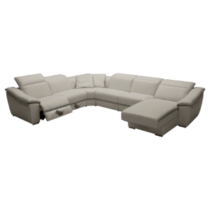 Divani Casa Jasper Sectional Sofa - Gray 