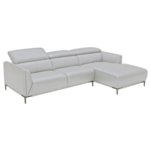 Divani Casa Belfast Sectional Sofa - Gray 