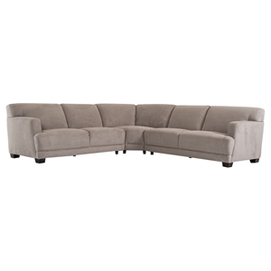 Divani Casa Harlan Sectional Sofa - Gray 