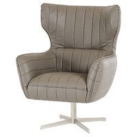 Divani Casa Kylie Accent Chair - Gray