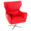 Divani Casa Kylie Accent Chair - Red - VIG-VGKKA-963-RED