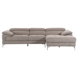 Divani Casa Marion Sectional Sofa - Gray 