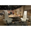 Divani Casa Luxe Leather Tall Chair - White, Button Tufted - VIG-VGKND6032