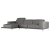 Divani Casa Sectional Sofa - Gray Eco-Leather - VIG-VGKNK8216-GRY