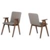 Modrest Maddox & Weylyn 8 Pieces Dining Set - Gray, Walnut - VIG-VGMA-MADDOX-SET-SES