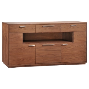 Modrest Jett Buffet - 4 Drawers, Walnut 