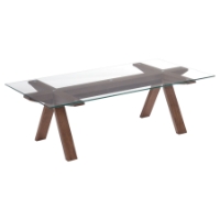 Modrest Maddox Coffee Table - Walnut