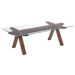 Modrest Maddox Coffee Table - Walnut 