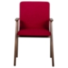 Modrest Maddox Dining Chair - Red, Walnut (Set of 2) - VIG-VGMAMI-562A-RED