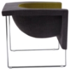Modrest Tulane Accent Chair - Gray, Green - VIG-VGOBTY109