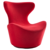 Modrest Hadrian Accent Chair - Red - VIG-VGOBTY92-RED